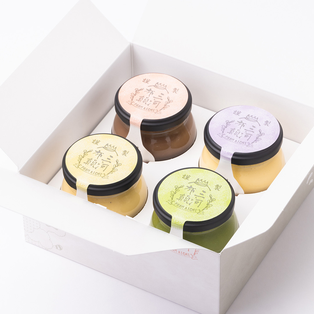 【冷凍便】三河ぷりん4個入り（1箱/60サイズ）